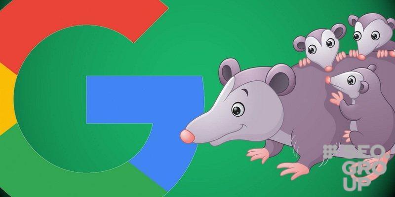 Опоссум и пингвин на страже Google!